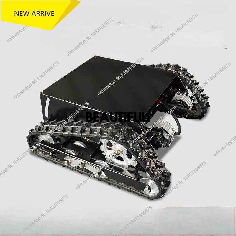 

M138 Electric Track Chassis Rubber Track Assembly Agricultural Dual Motor All Terrain Transport Vehicle Intelligent Climbing Ki