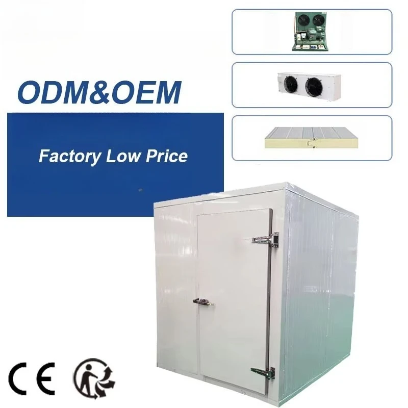 Customized Commercial Walk-in -18°C Freezer Cold Storage Room Factory Direct Wholesale Equipment For Meat Seafood
