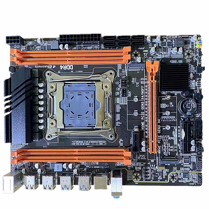 

New X99-D4M4 main board LGA 2011-3 server DDR4 quad channel E5 2683 2690v3V4cpu