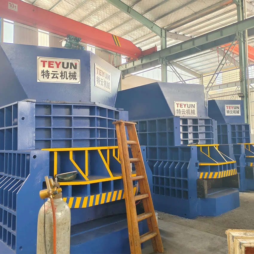 Manufacturer Automatic Hydraulic Scrap Metal Tube Container Shear