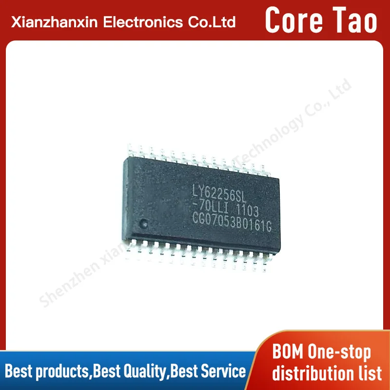 5pcs/lot LY62256SL LY62256SL-70LL SOP28 Eight memory IC chip