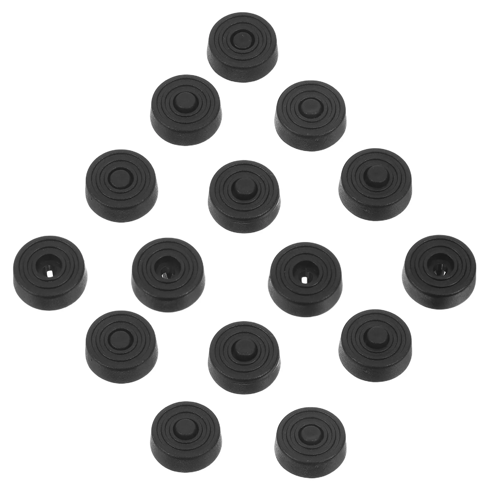 25Pcs Pc Case Anti-Vibration Feet Push-in Snap-in Shock-Absorbing Non-Slip Foot Pads for Gaming Desktop Computer Chassis Noise