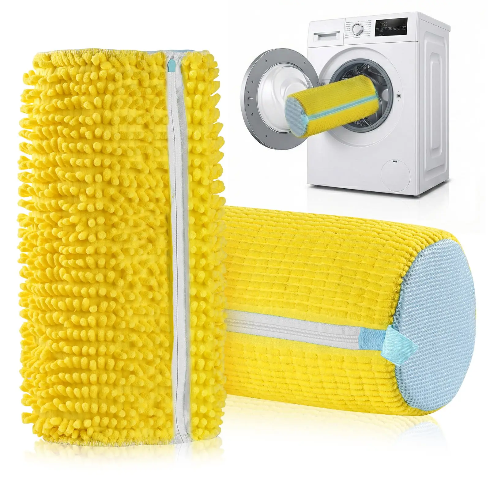 

1-piece durable shoe cleaning machine special bag, suitable for various shoe styles, suede lining design, elastic nylon zipper, suitable for all washing machines, suitable for protecting sports shoes and casual shoes shoe cleaning bag