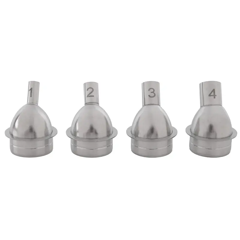 PZHI-4PCS Straight Nozzle Hot Air Gun Nozzle Heating Tool For Aixun H310D/H312/H314 Hot Air Gun Accessories