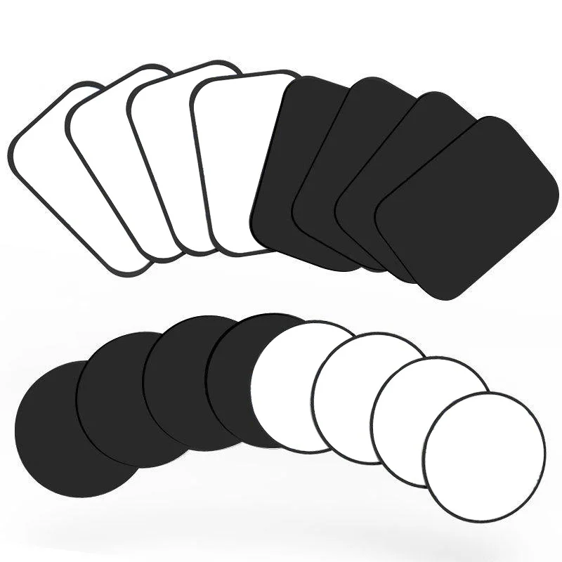

Magnetic Metal Plate Sticker Car Smartphone Holder Universal Iron Sheet Disk Sticker Mount Mobile Phone Stand For iPhone Xiaomi