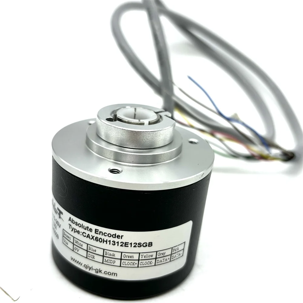 

Semi-hollow Shaft Multi-turn Absolute Rotary Encoder CAX60H1312E12SGB SSI Output 10~30V