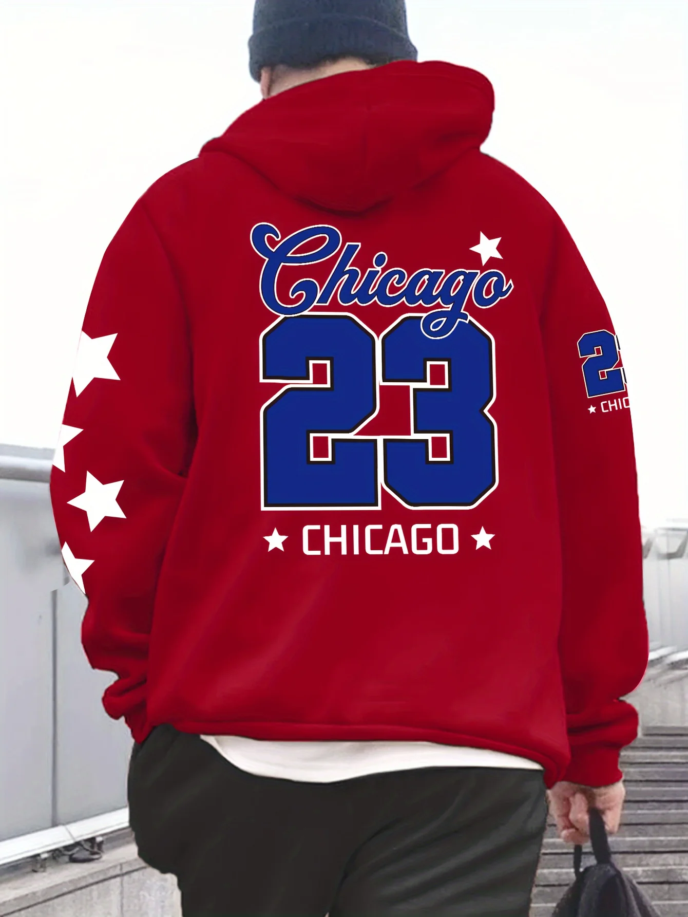 Chicago 23 Grafik druck Hoodies Frühling und Herbst Casual Fashion Hoodies Unisex Street lose und bequeme Langarm Tops