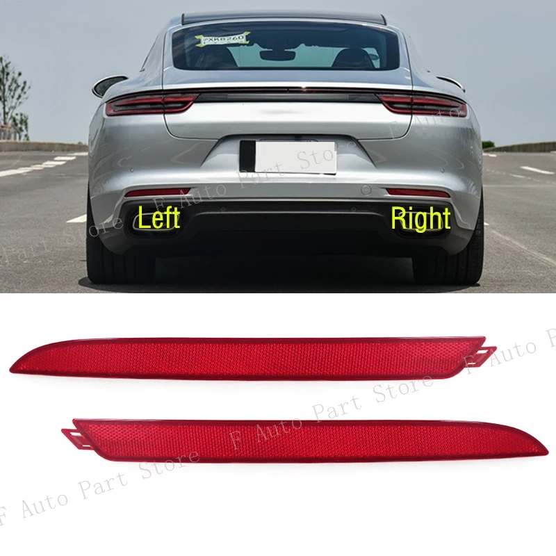 For Porsche Panamera 971 Basic Turbo GTS S 4S Sport 2017-2022 Rear Bumper Brake Light Tail Warning Turn Signal Reflector Lamp