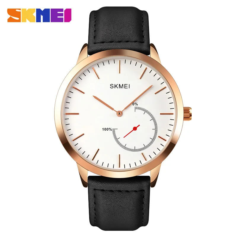 Skmei Skmei Fashion Casual Multi-Functional Business Pointer Leather Waterproof Bluetooth Smart Men\'s Quartz Watch