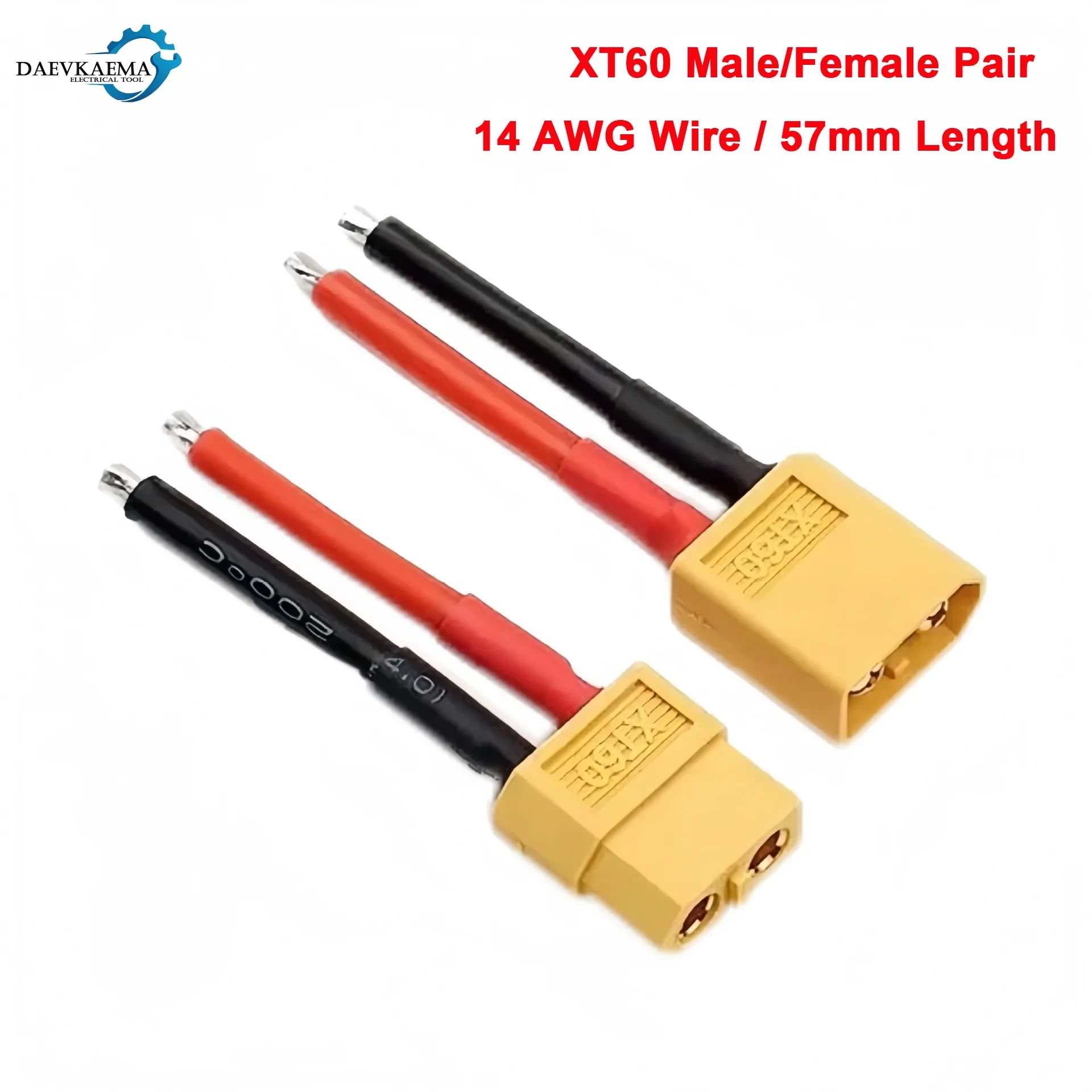 1-10pcs XT60 Parallelle Batterij Connector Mannelijke/Vrouwelijke Kabel Dual Extension Y Splitter 14AWG Siliconen Draad voor RC Batterij Motor