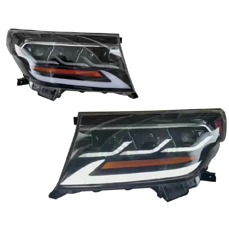 랜드크루저 200 LC200 2008-2015용 신형 LX 디자인 스타일 자동차 전면 LED 헤드라이트