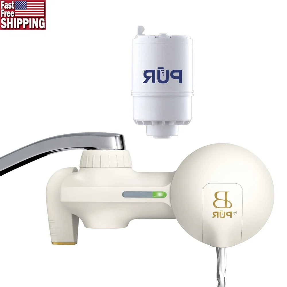 

Система фильтрации воды с креплением на кране, матовая отделка, установка без инструментов, очиститель индикатора замены фильтра, отличная дегустация воды