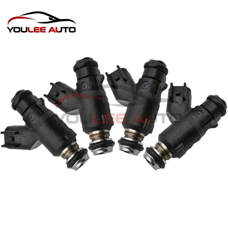 

4 шт. 27709-06A 2770906A топливные форсунки для Harley-Davidson Dyna Blackline Breakout Road King Glide Fatboy Softail 2006-2015 гг.