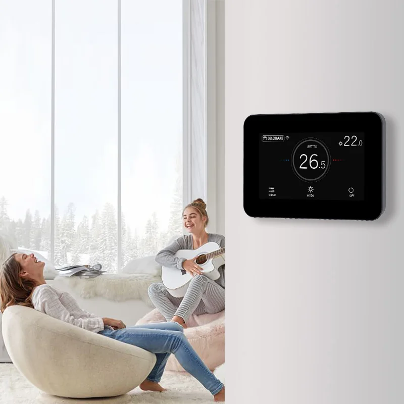 HOT! WiFi Digital Smart Thermostat with Color Display Matter Thread Protocol