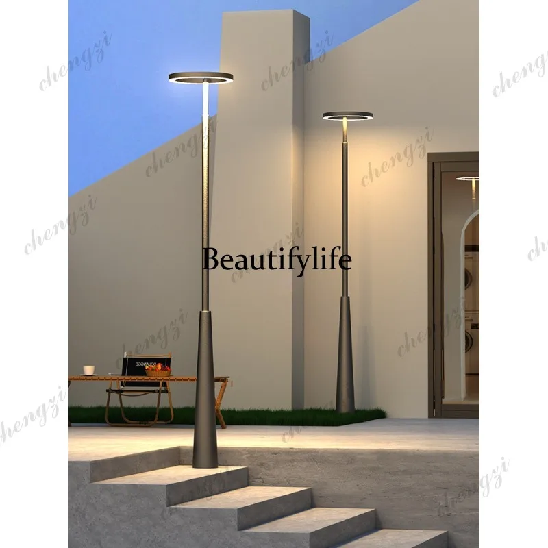 Outdoor Villa Solar Garden Light Modern Personality Garden High Pole Light Community Landscape Square Garden Street Light