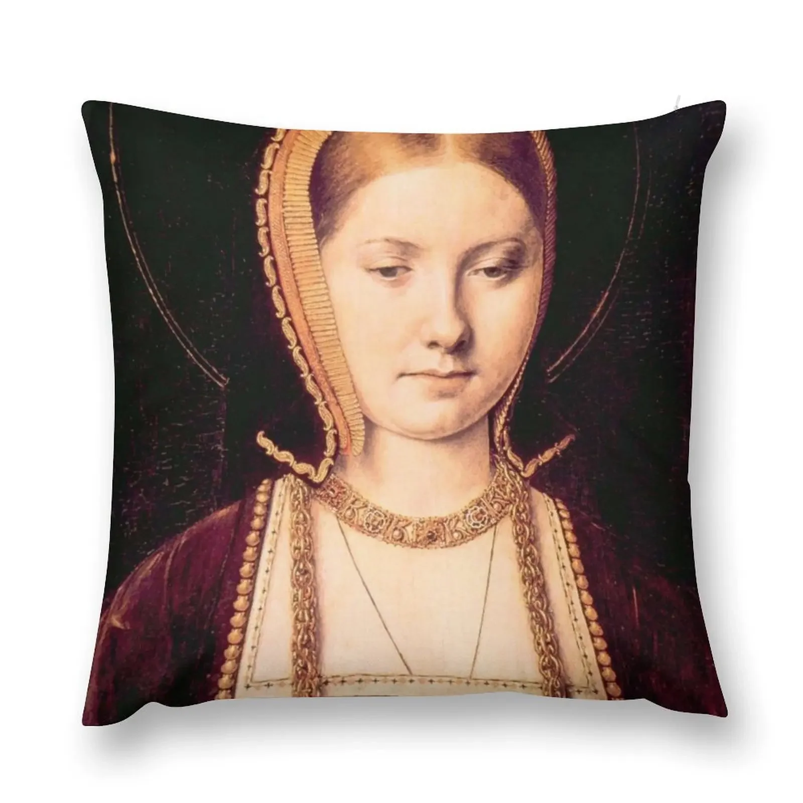 

Catherine of Aragon portrait Throw Pillow christmas decorations 2025 Christmas Pillow Sofa Covers For Living Room pillow