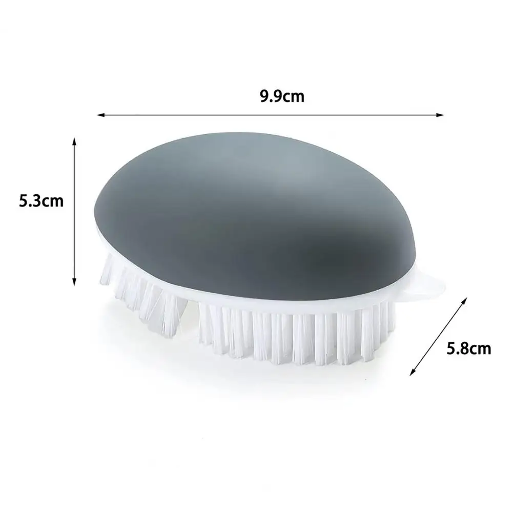 Vegetable Brush Vegetable Fruit Brush with Stiff Bristles Non-slip Grip Scrubber Dishwasher Safe Kitchen Tool Vegetable Brush