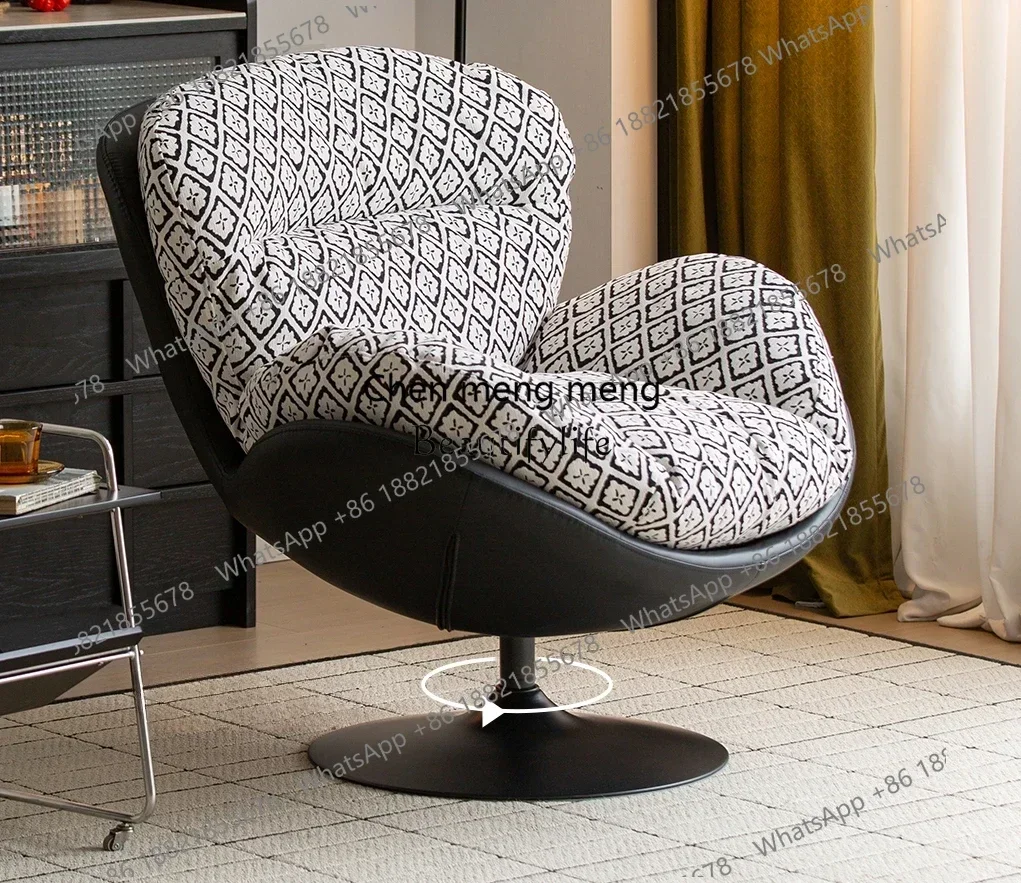 

Z136Rotating leisure single sofa balcony bedroom cloud chair