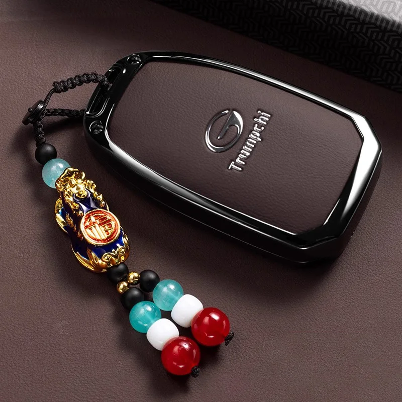 Autoschlüsseletui für GAC Trumpchi GS3 GS4 Emzoom GS8 Emrow Mbao GN8 Empow Emkoo Schlüsselanhänger Cover Shell Gehäuse Halter Fob Zubehör – Detail 13