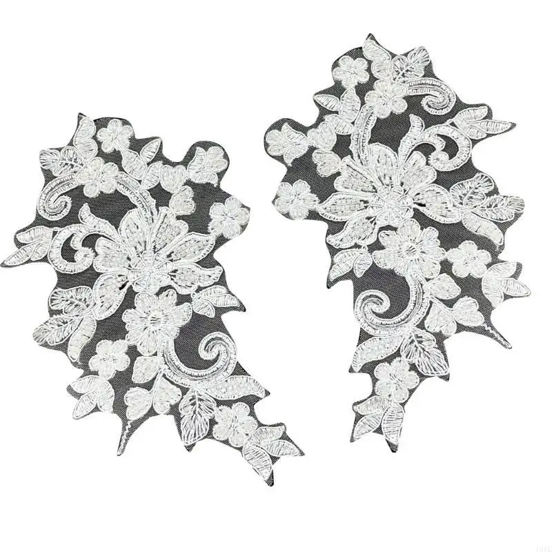 

195E Flowers Patches Garment Applique Embroidery DIY Wedding Dress Sewing Accessories