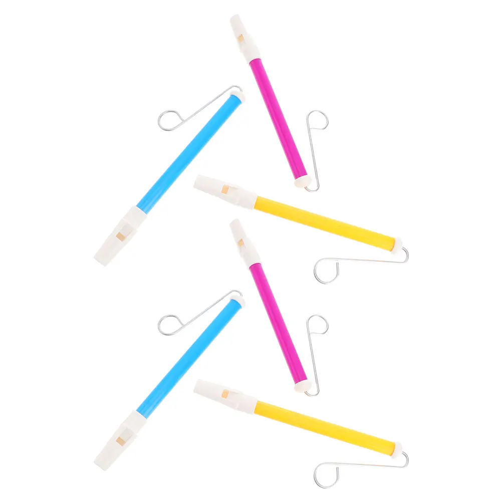 

6 Pcs Music Yo Flute Child Toddler Toys Plastic Children Whistle Musical Instruments