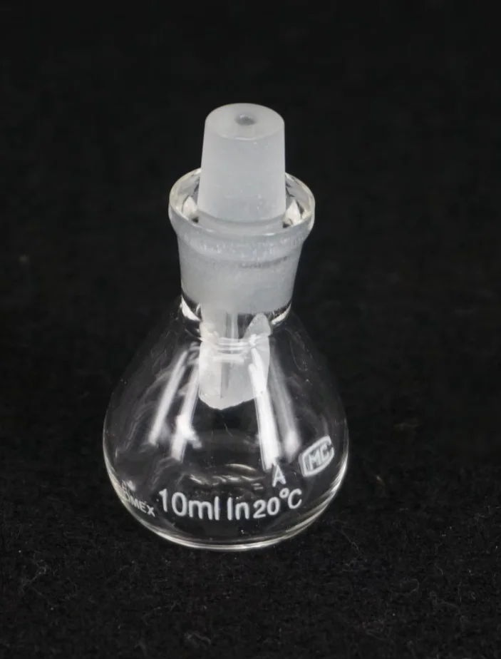 10ml Lab glass Specific Gravity Bottle Pycnometer Determination Picnometer