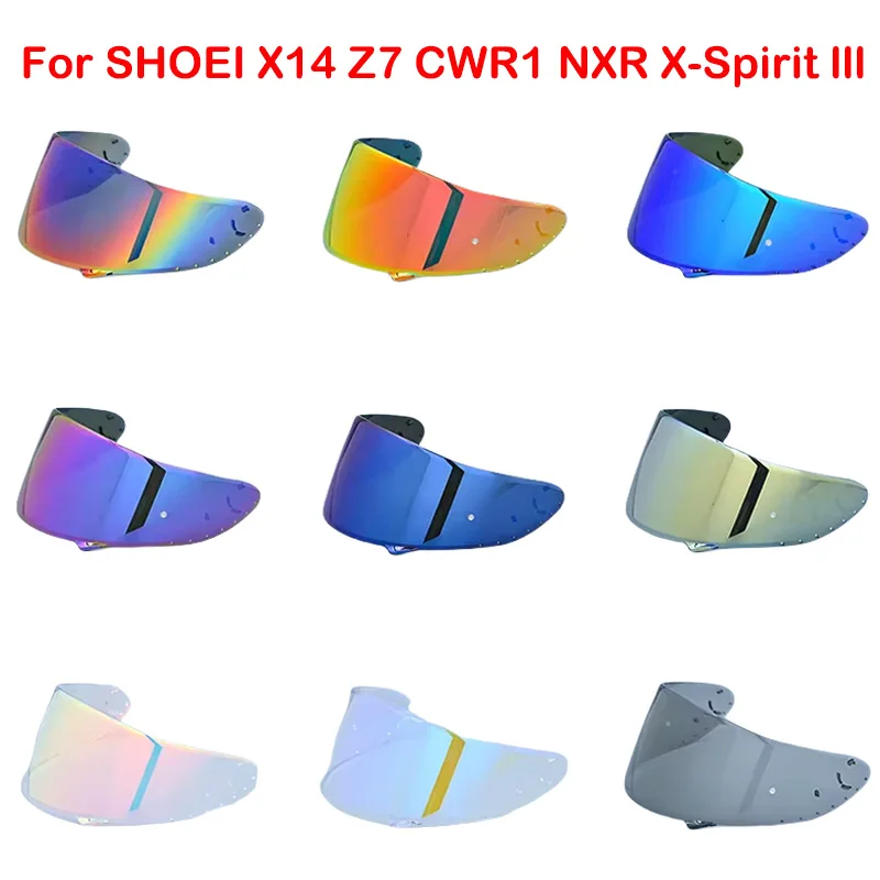 Helmet Visor for SHOEI Motorcycle Helmets X14 Z7 CWR1 RF1200 X-spirit 3 NXR Helmet Lens Windshield Motorcycle Helmet Accessories