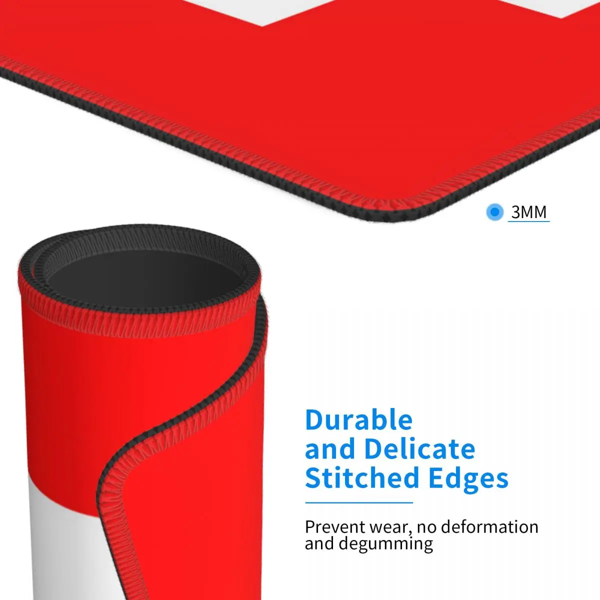 Swiss Switzerland Flag Mouse Pad Computer Keyboard Mouse Mat Gaming PC Desk Mat Office Accessories Table Mats