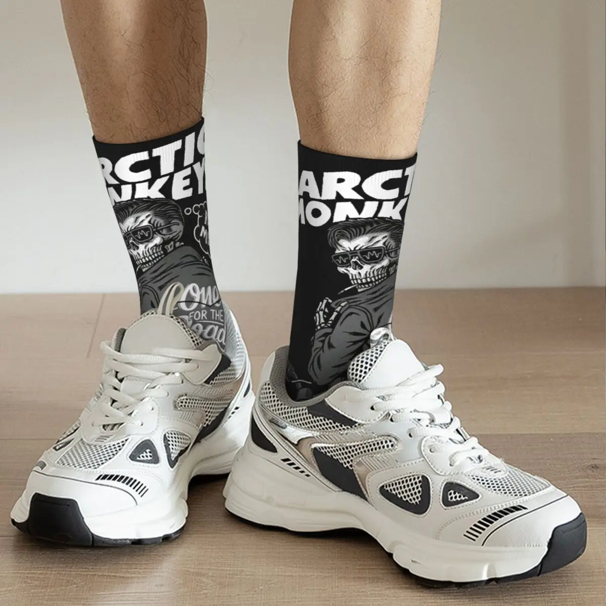 Arctic Monkeys Inspired cosy Unisex Socks,Hip Hop Happy 3D printing Socks,Street Style Crazy Sock