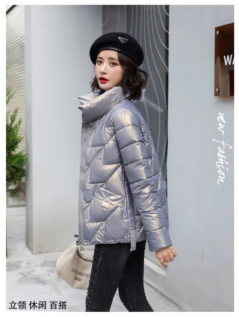 2026 New Winter Jacket Women Down Cotton Jacket Parkas Female Short Casual Loose Warm Cotton-padded Coat Outwear Parka Lady Top