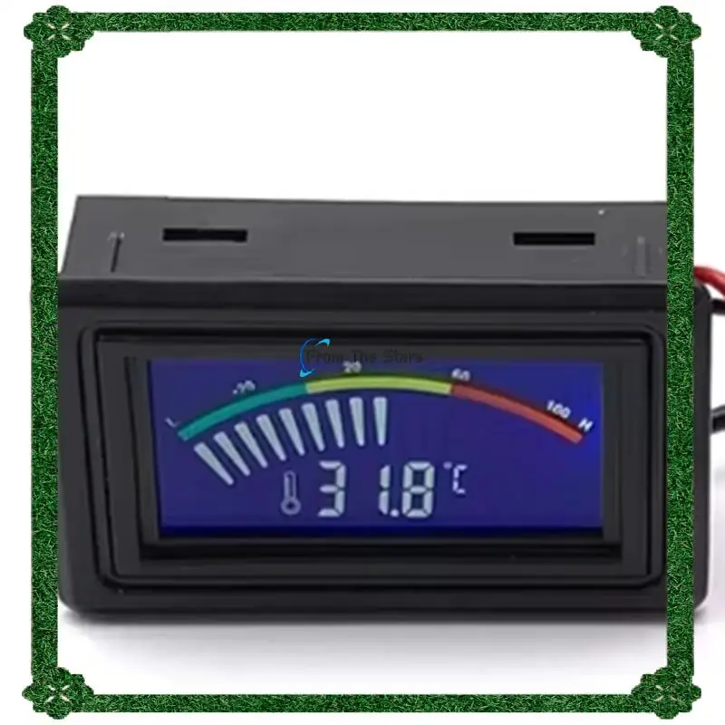 

3 Way Flow Meter Universal LED Thermometer Forwater Cooling Liquid Cooler System Computer Radiator Computer Radiator Red