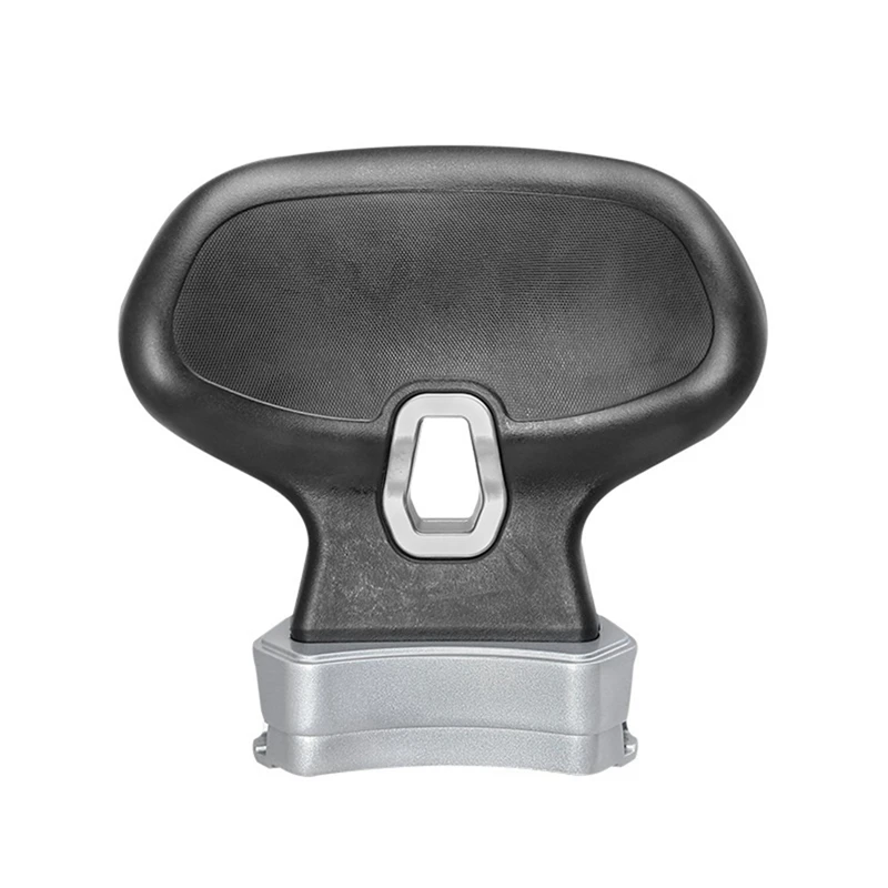 مسند ظهر للدراجة النارية تعديل مسند ظهر للركاب الخلفي وسادة دعم الخصر لـ 368G 368G 368-G أسود وفضي