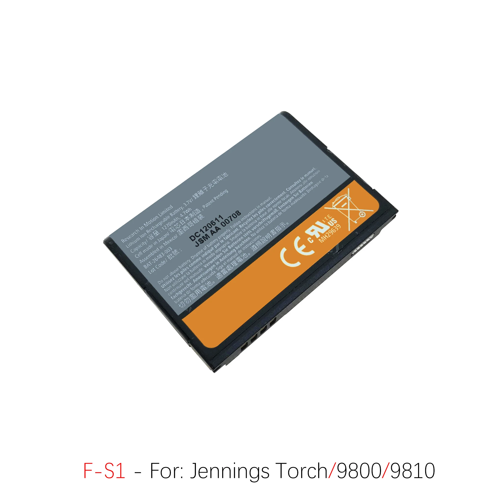 D-X1 F-M1 F-S1 Batterie Pour Blackberry 8900 8910 9500 9520 9530 9550 9630 9650 Pearl 9100 9105 24.com Jennings Torch 9800 9810