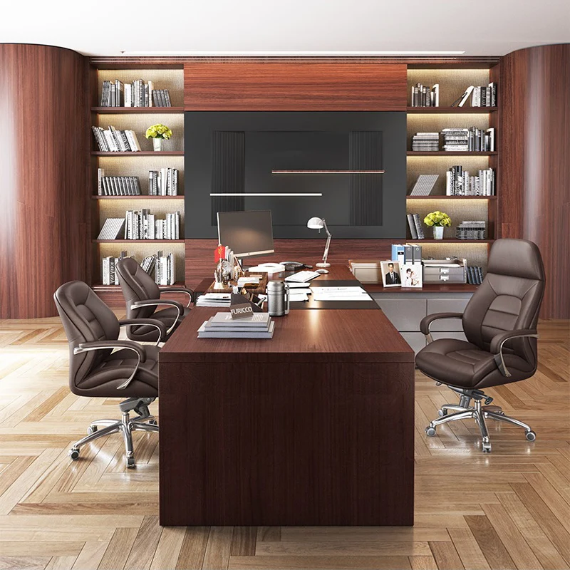 Leather Chair Office Home Comfortable Sedentary Computer Conference Chair Business Classroom Silla Giratoria Luxury Furniture