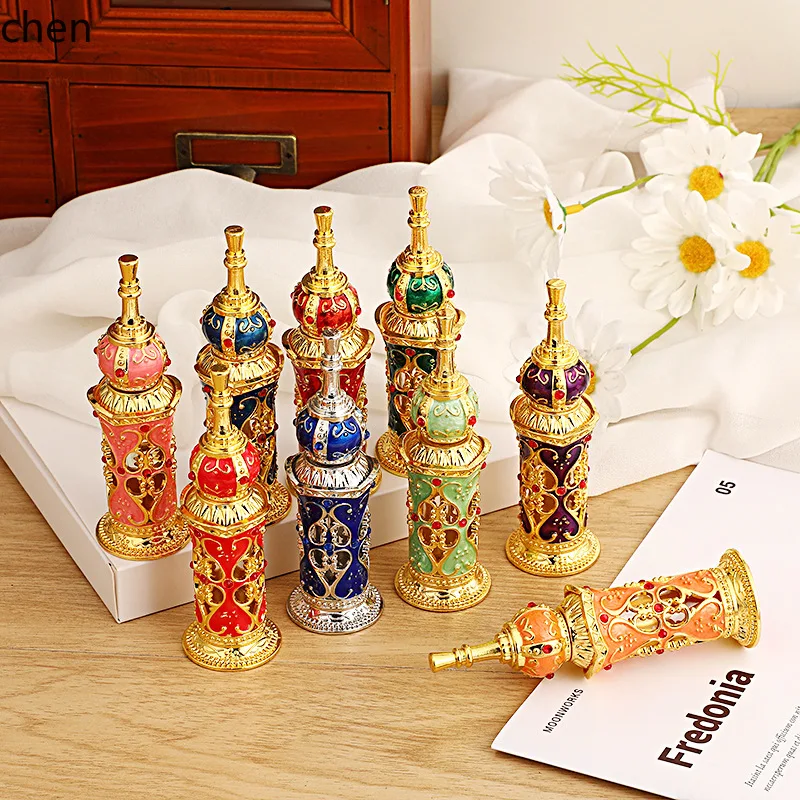 

PYH floral earth perfume essential oil empty refillable bottle - arabian style essential oil bottle refill bottle