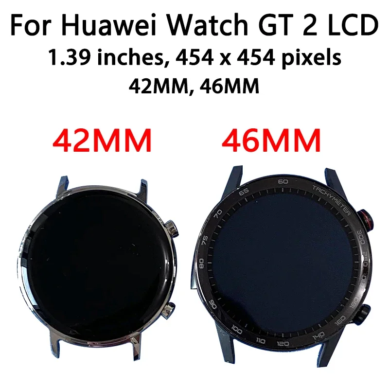 OLED Para Huawei Watch GT2 GT 2 LTN-B19 DAN-B19 Display LCD Touch Screen Digitador 42MM 46MM Display Substituição