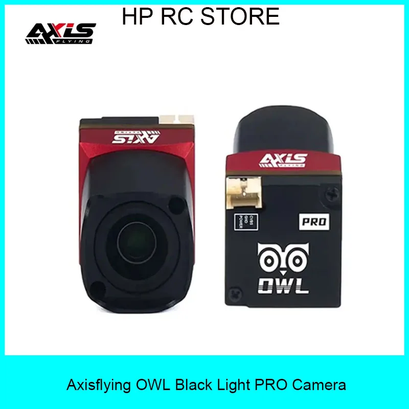 

Axisflying OWL Black Light PRO FPV Camera 1800TVL 1/1.8" Sensor Ultra Low Light 19x19mm PAL/NTSC for FPV Racing Drone