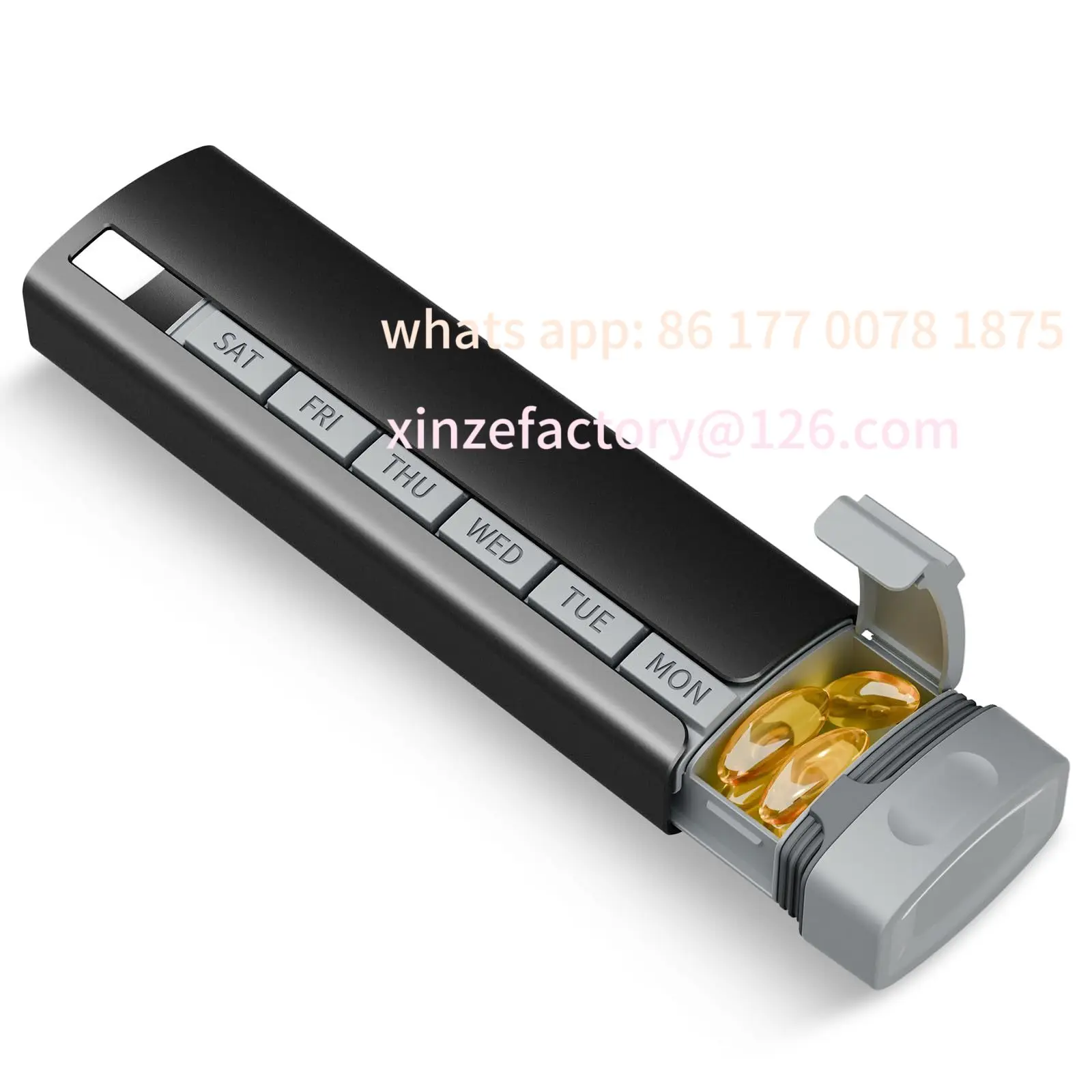 

Customizable Convenient Pill Box Dispenser Grid Sealing