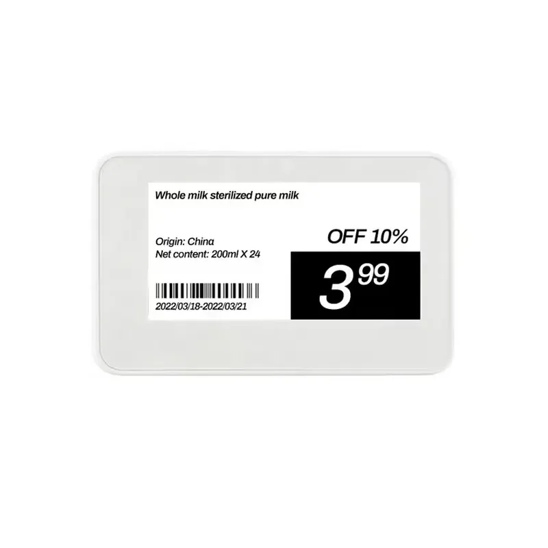 2.13 Inch NFC Supermarket ESL Demo Kit Electronic Shelf Label Digital Price Tags