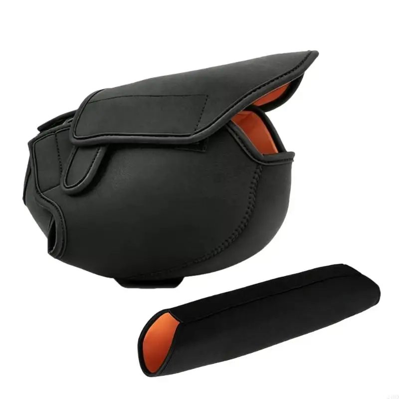 E-Bikes Component Cover Set for Outdoor Parking, Fabric Battery and Motor Cover with Flap Closures for Daily Use 24BD