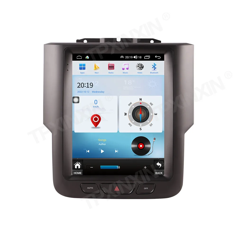 

Android 14.0 CarPlay 9.7 Inch QLED Vertical Screen Car Radio For Dodge Ram 2013-2018 Multimedia Player GPS Navigation Head Unit