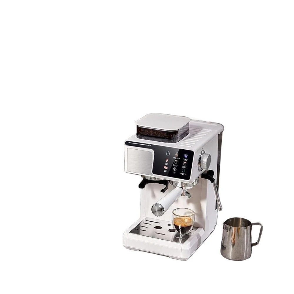 Hot And Cold Double Extract Semi-automatic Coffee Machine Household Fresh Grinding And Grinding Machine Italian