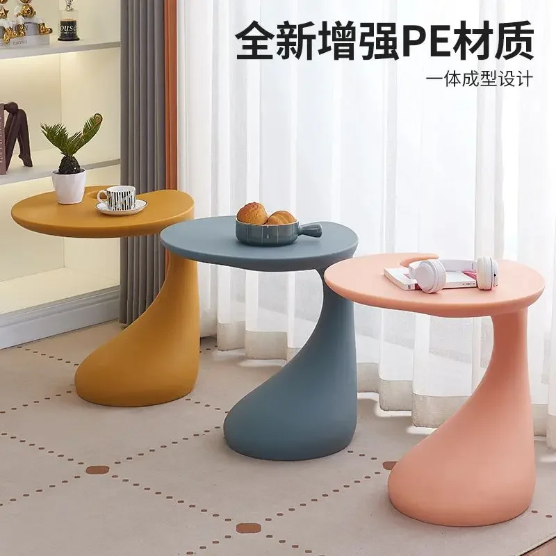 Floor-to-floor Small Side Table Simple Modern Sitting Stool Living Room Sofa Side Table Bedroom Coffee Tables Home Bedside Mesas