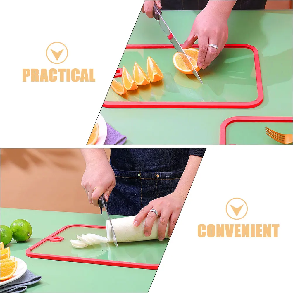 

Extra Large Glass Cutting Board Kitchen Countertop Clear Non Slip Fruit Fruit Cutting Board Meat Vegetable Storage