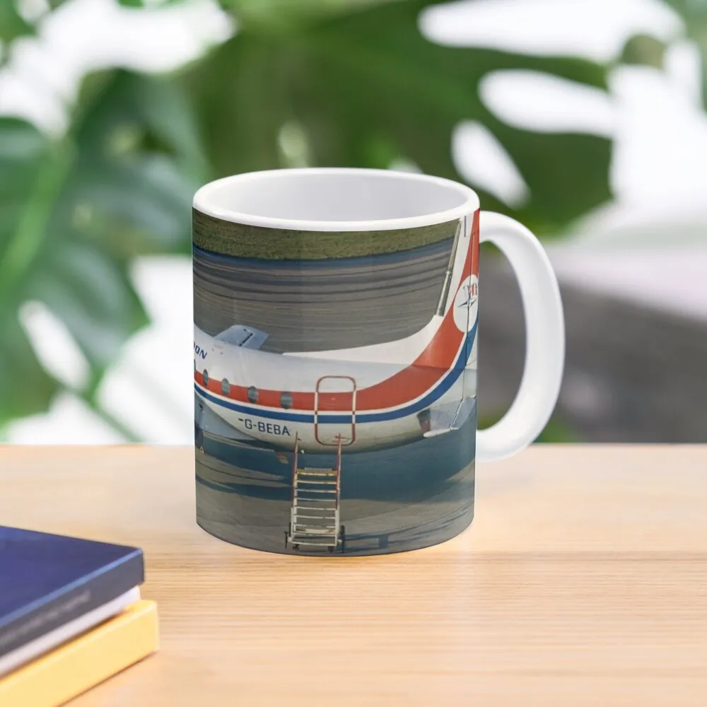 Hawker Siddeley Hs 748 Srs2 G Beba Class  Mug Design Simple Photo Tea Drinkware Image Printed Coffee Picture Handle Round Cup