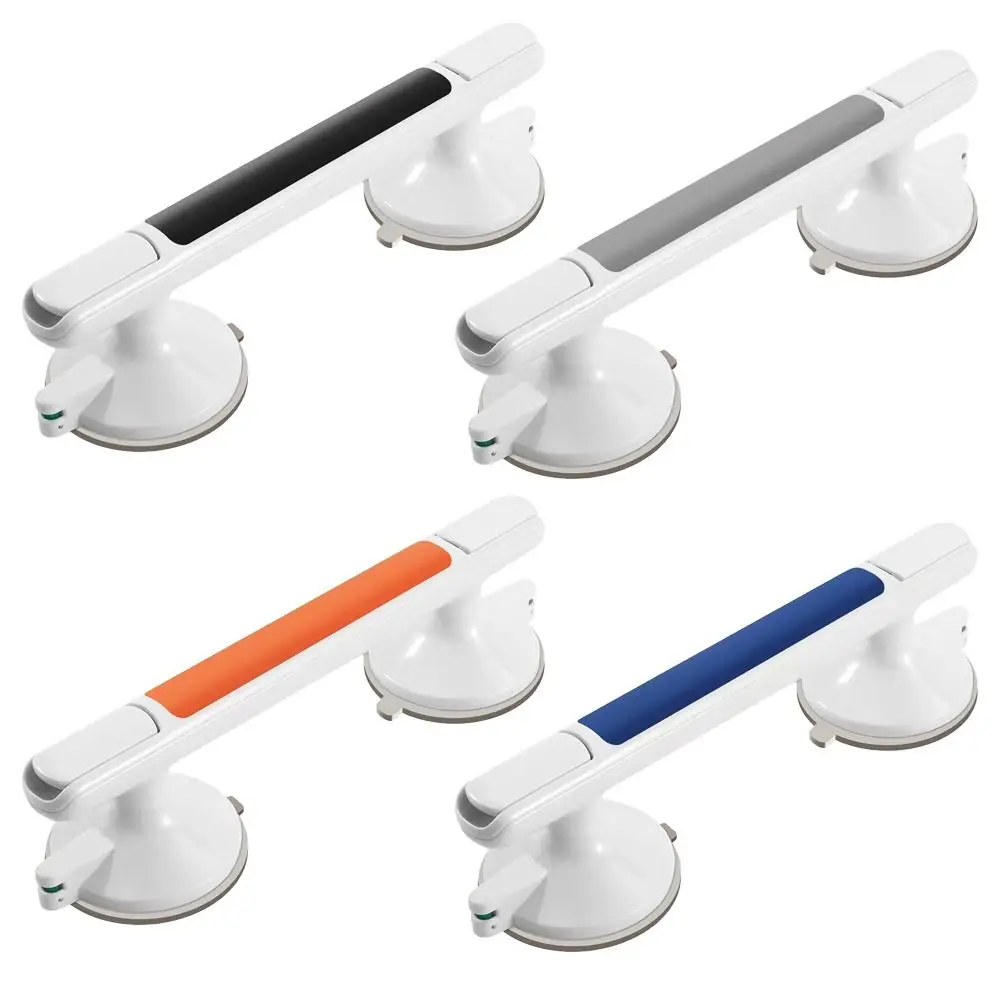 

Durable Plastic Suction Cup Handles No Drilling Required Bath Safety Support Handles Anti-Slip Bathroom Handrail Tub Toilet