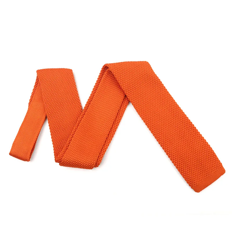 ربطات عنق محبوكة بلون سادة للرجال ربطات عنق عصرية ضيقة عادي أسود أحمر ربطة عنق متماسكة للرجال والنساء برقبة محبوكة