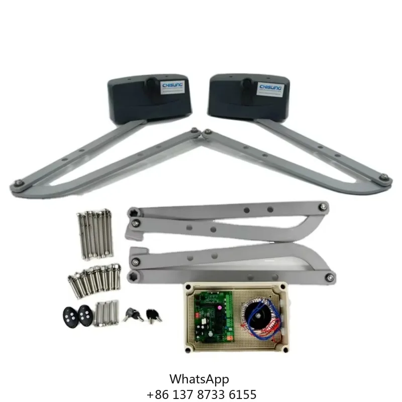 

Support Inward/Outward Articulated Type Gate Operator DC24V Motor Curve Arm Automatic Swing Gate Opener For Residential