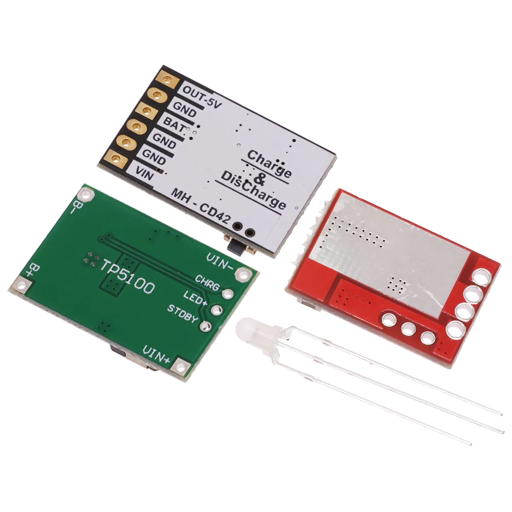 TP5100 TP5000 18650 moduł zasilania zarządzania ładowaniem 1A 2A 5V kompatybilny z bateriami litowymi 4.2V 8.4V 1S 2S