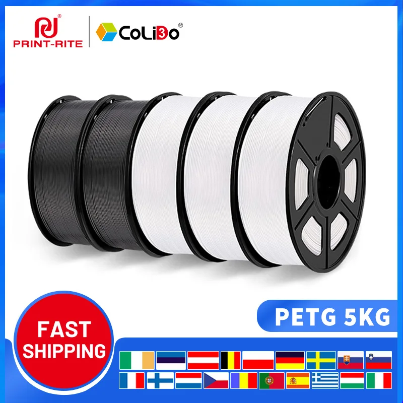 

5KG PETG Filament 1.75mm For 3D Printer Filaments Print-rite CoLiDo High Toughness 3D Printing Materials